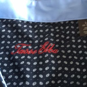 Men’s Large Button down long sleeve dress shirt.